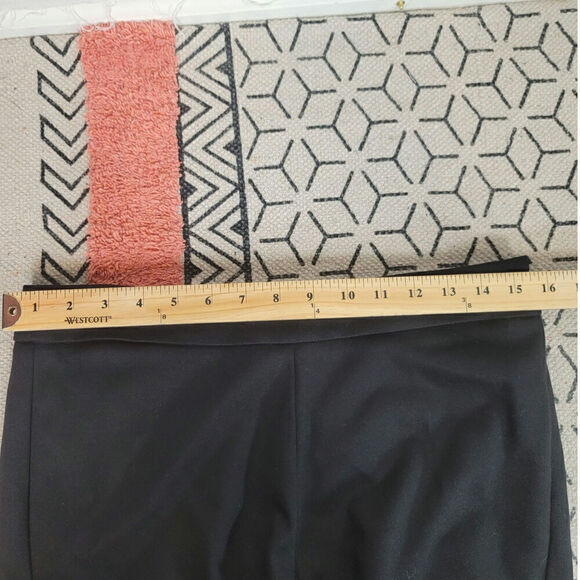 Cabi Black Ponte Knit Kingston Cropped Trouser Pants, sz 8 - Picture 13 of 16